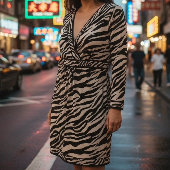 INC International Concepts Dresses & Skirts - Zebra Print Dress Medium